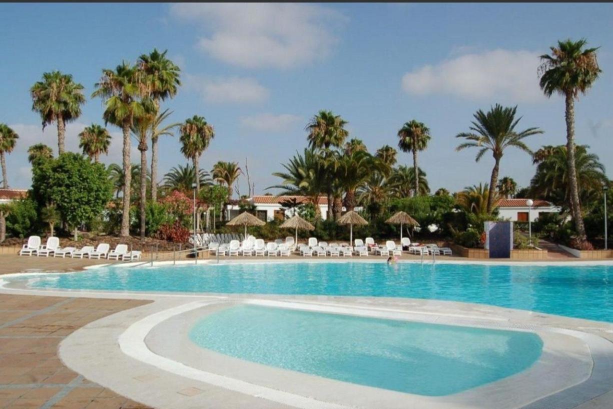 Bungalow Tropical Con Piscina Y Aire Acondicionado Maspalomas  Eksteriør billede
