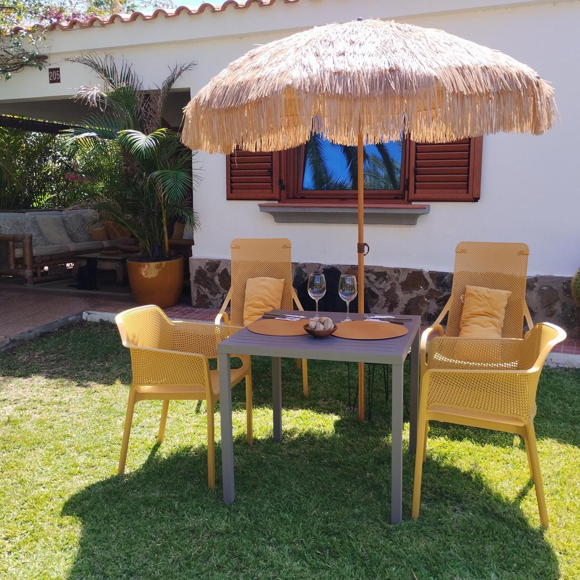 Bungalow Tropical Con Piscina Y Aire Acondicionado Maspalomas  Eksteriør billede