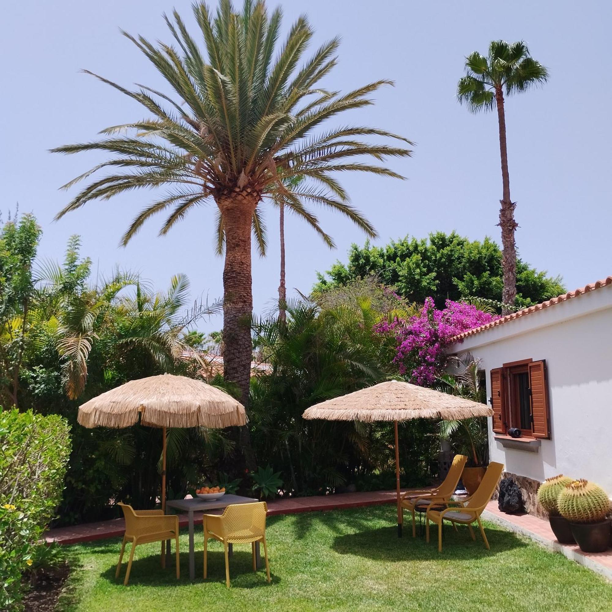 Bungalow Tropical Con Piscina Y Aire Acondicionado Maspalomas  Eksteriør billede